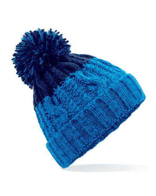 Beechfield B437 - Luxury Thermal Pom Pom Cable Knit Beanie