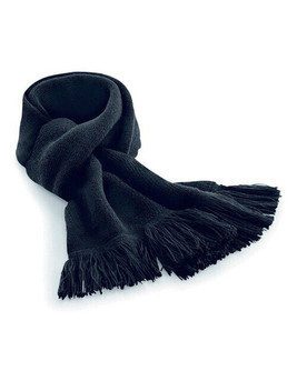 Beechfield B470 - Luxurious Double Layer Knitted Scarf with Tassels