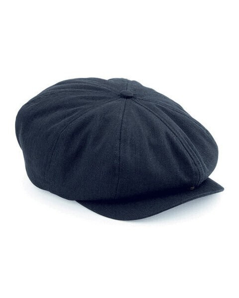 Beechfield B624 - Vintage Herringbone Quilted Newsboy Cap