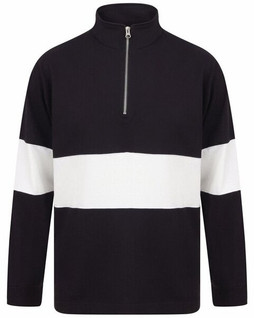 FRONT ROW FR006 - PANELLED 1/4 ZIP