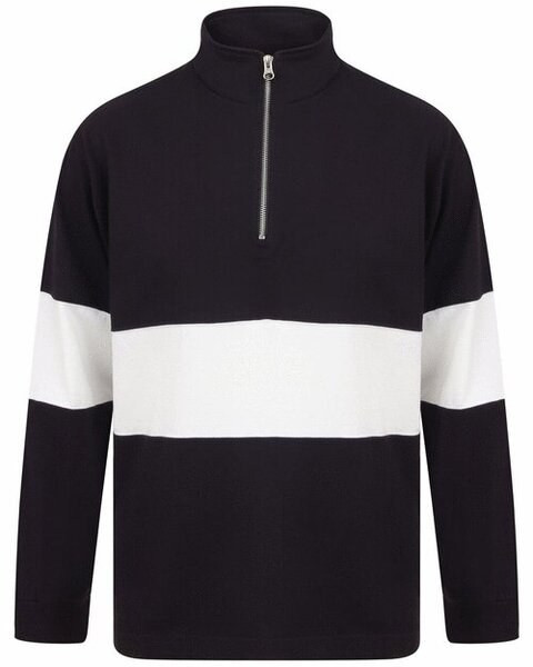 FRONT ROW FR006 - PANELLED 1/4 ZIP