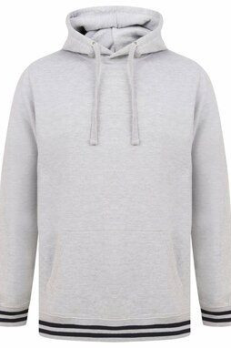 FRONT ROW FR841 - HOODIE WITH STRIPED CUFFS