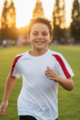 JUST COOL BY AWDIS JC003J - Kids Lightweight Contrast Performance T-Shirt