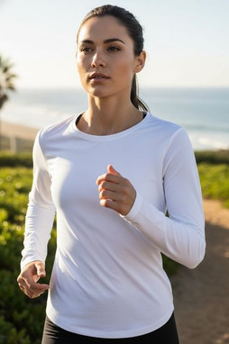 JUST COOL BY AWDIS JC012 - Womens Long Sleeve UV Protection Athletic Tee