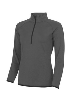 JUST COOL BY AWDIS JC036 - Womens CoolFit 1/2 Zip Sweatshirt with UV Protection