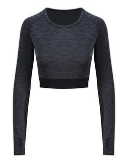 JUST COOL BY AWDIS JC039 - WOMENS LONG SLEEVE CROP T