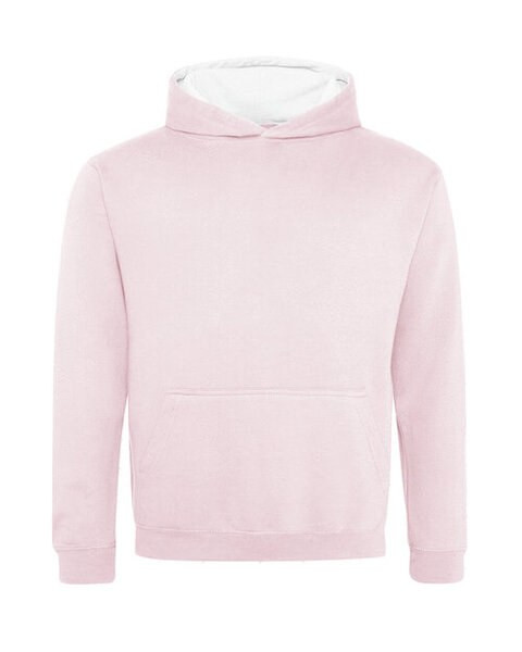 JUST HOODS BY AWDIS JH003J - Premium Kids Varsity Hoodie with Contrast Hood
