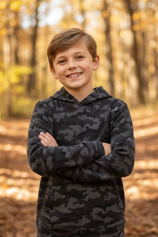 JUST HOODS BY AWDIS JH014J - Kids Camouflage Hoodie with Kangaroo Pocket