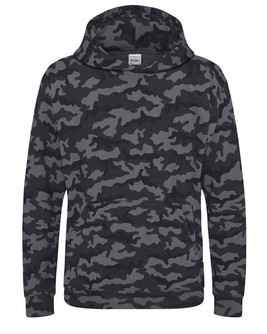 JUST HOODS BY AWDIS JH014J - Kids Camouflage Hoodie with Kangaroo Pocket