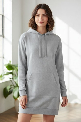 JUST HOODS BY AWDIS JH015 - Women's Relaxed Fit Longline Hoodie Dress