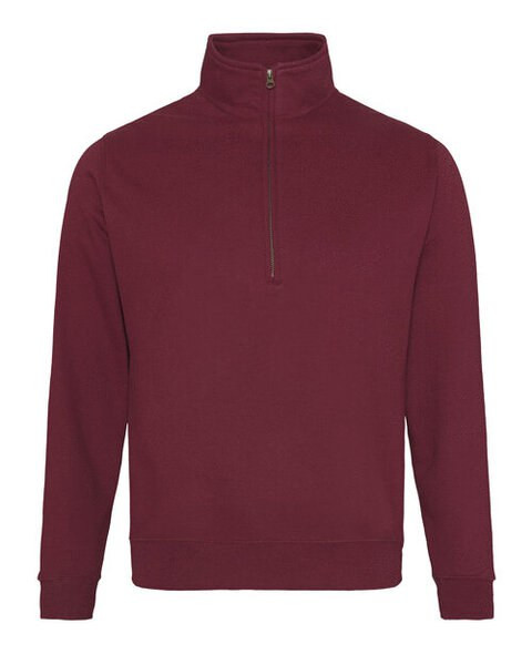 JUST HOODS BY AWDIS JH046 - Premium Cotton-Poly Blend 1/4 Zip Sweatshirt