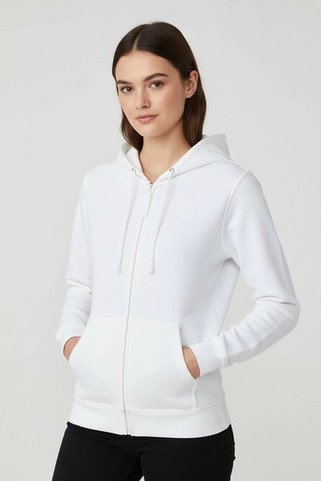 JUST HOODS BY AWDIS JH050 - Premium Ringspun Cotton Full Zip Hoodie