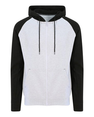 JUST HOODS BY AWDIS JH063 - Premium Contrast Raglan Sleeve Baseball Hoodie
