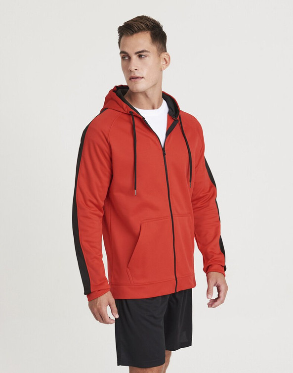 JUST HOODS BY AWDIS JH066 - High-Performance Contrast Zip Sports Hoodie