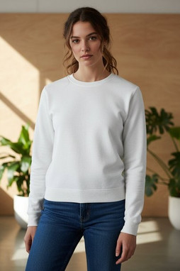 JUST HOODS ORGANIC JH230 - Eco-Friendly Organic Cotton Blend Sweatshirt