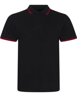 JUST POLOS JP003 - Modern Fit Stretch Polo with Contrasting Tipping