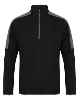 Finden & Hales LV571 - Performance Contrast 1/4 Zip Midlayer Top