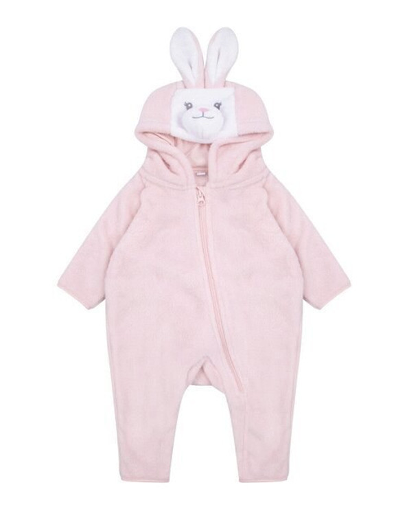 Larkwood LW073 - Cozy Rabbit Plush Onesie with Hood and Ears