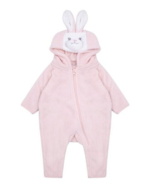 Larkwood LW073 - Cozy Rabbit Plush Onesie with Hood and Ears