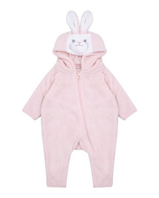 Larkwood LW073 - Cozy Rabbit Plush Onesie with Hood and Ears