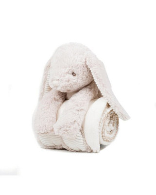 MUMBLES BEARS MM034 - Soft Plush Rabbit with Cozy Blanket Set