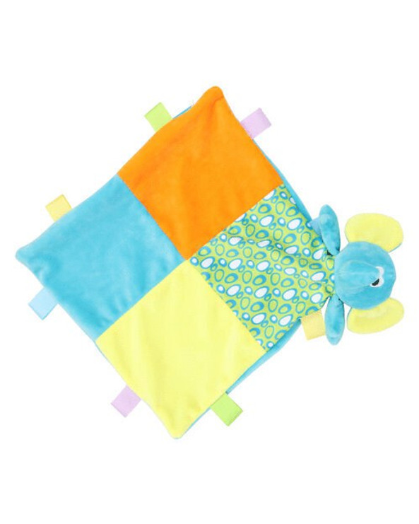 MUMBLES BEARS MM701 - Multicoloured Elephant Comforter with Rattle