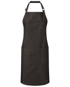 Premier Workwear PR113 - Organic Fairtrade Cotton Denim Adjustable Bib Apron