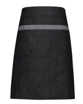 Premier Workwear PR128 - Premium Contrast Trim Denim Waist Apron with Pockets