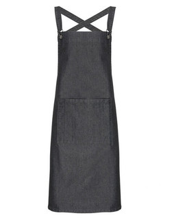 Premier Workwear PR129 - Premium Cotton Canvas Barista Bib Apron with Cross Back