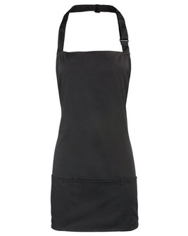 Premier Workwear PR159 - Versatile 2-in-1 Bib and Waist Apron with Pockets