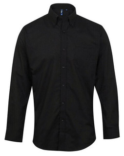 Premier Workwear PR234 - Mens Premium Oxford Long Sleeve Dress Shirt