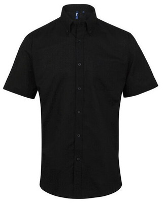 PREMIER WORKWEAR PR236 - MENS SHORT SLEEVE SIGNATURE OXFORD SHIRT