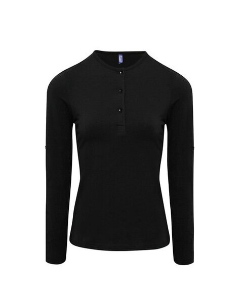 PREMIER WORKWEAR PR318 - LADIES LONG JOHN ROLL SLEEVE TEE