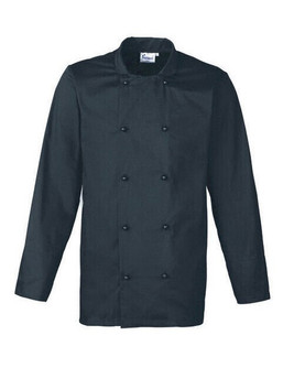 Premier Workwear PR661 - Professional Long Sleeve Chef's Jacket with Studs