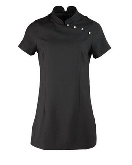 Premier Workwear PR681 - Elegant Satin Trim Spa Tunic with Sparkly Buttons