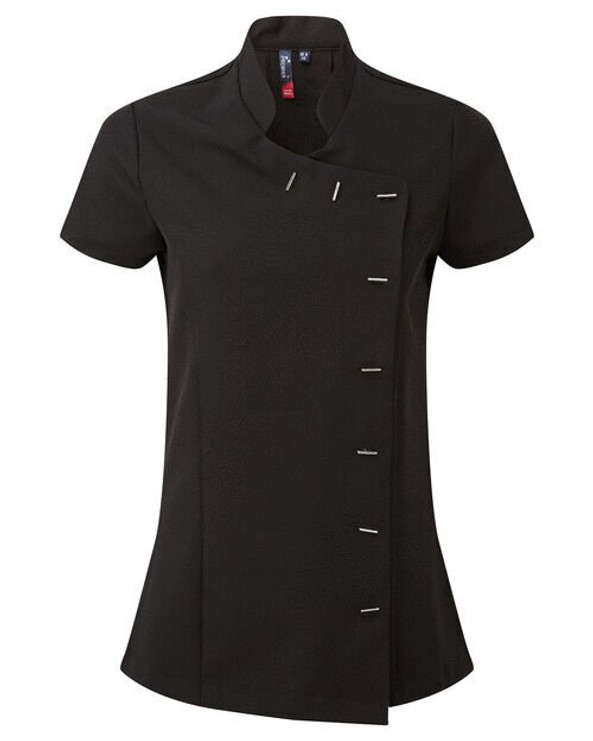 Premier Workwear PR682 - Elegant Orchid Spa Tunic with Mandarin Collar
