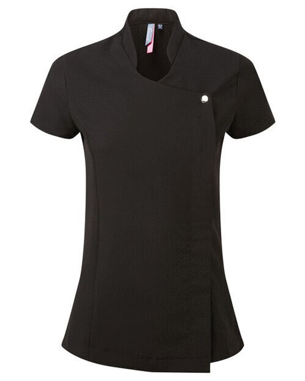 Premier Workwear PR683 - Elegant Feminine Fit Spa Tunic with Mandarin Collar