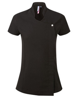 Premier Workwear PR683 - Elegant Feminine Fit Spa Tunic with Mandarin Collar