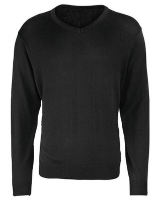 Premier Workwear PR694 - Mens Premium Cotton-Acrylic V-Neck Sweater