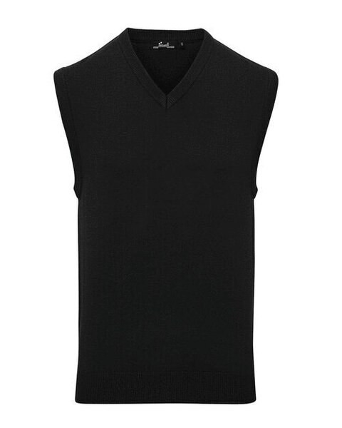 Premier Workwear PR699 - Men's Classic V-Neck Sleeveless Knit Sweater
