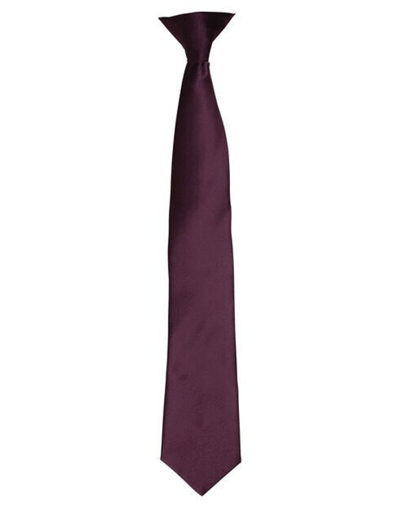 Premier Workwear PR755 - Elegant Satin Clip-On Tie for Formal Occasions