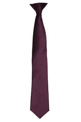 Premier Workwear PR755 - Elegant Satin Clip-On Tie for Formal Occasions