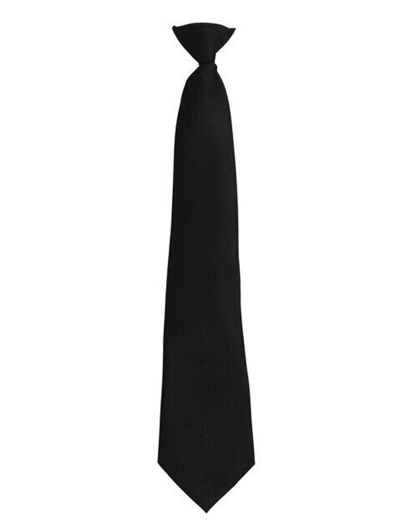 Premier Workwear PR785 - Classic Polyester Clip-On Tie for Men - 4/10cm Blade