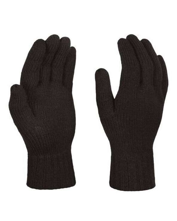 Regatta TRG201 - Cozy Acrylic Knit Gloves with Ribbed Cuff