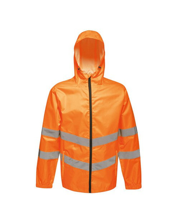 Regatta TRW497 - High-Visibility Waterproof Breathable Safety Jacket