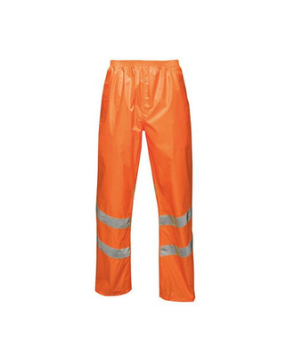 Regatta TRW498 - High-Visibility Waterproof Breathable Work Trousers