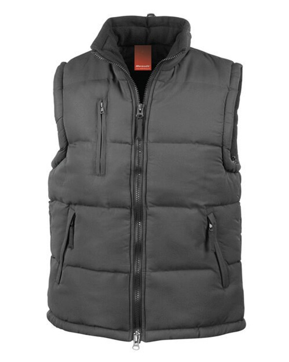 Result R088X - Ultra Warm Quilted Body Warmer with Fleece Lining