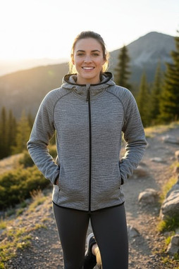 Spiro S245M - Ultra-Light Ergonomic Microfleece Hoodie