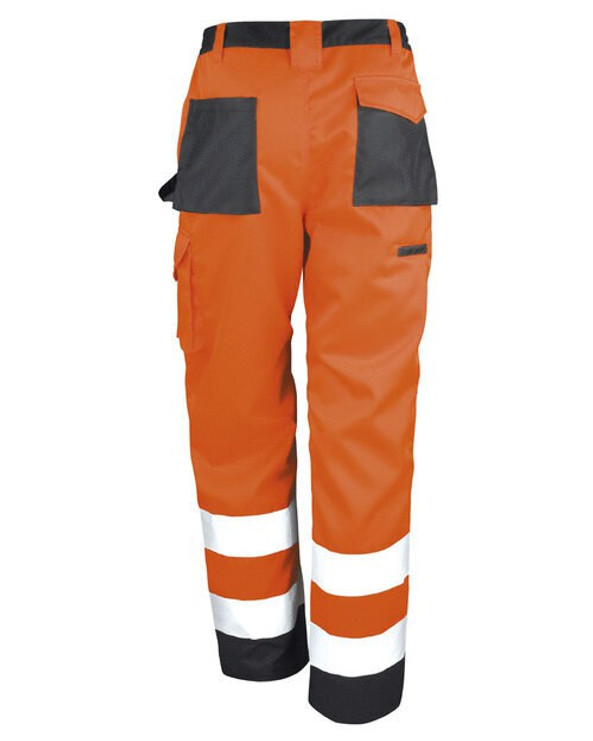 Result R327X - High-Visibility Reflective Safety Cargo Trousers