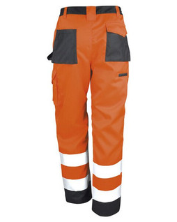 Result R327X - High-Visibility Reflective Safety Cargo Trousers